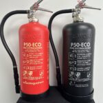 p50 fire extinguisher black and red