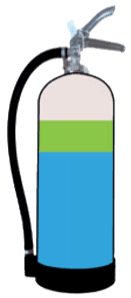 graphic image of inside a fire extinguisher